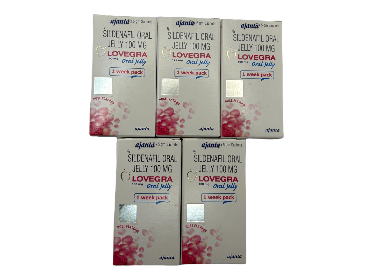Lovegra Oral Jelly 100mg - 5 Pack - (35 sachets)