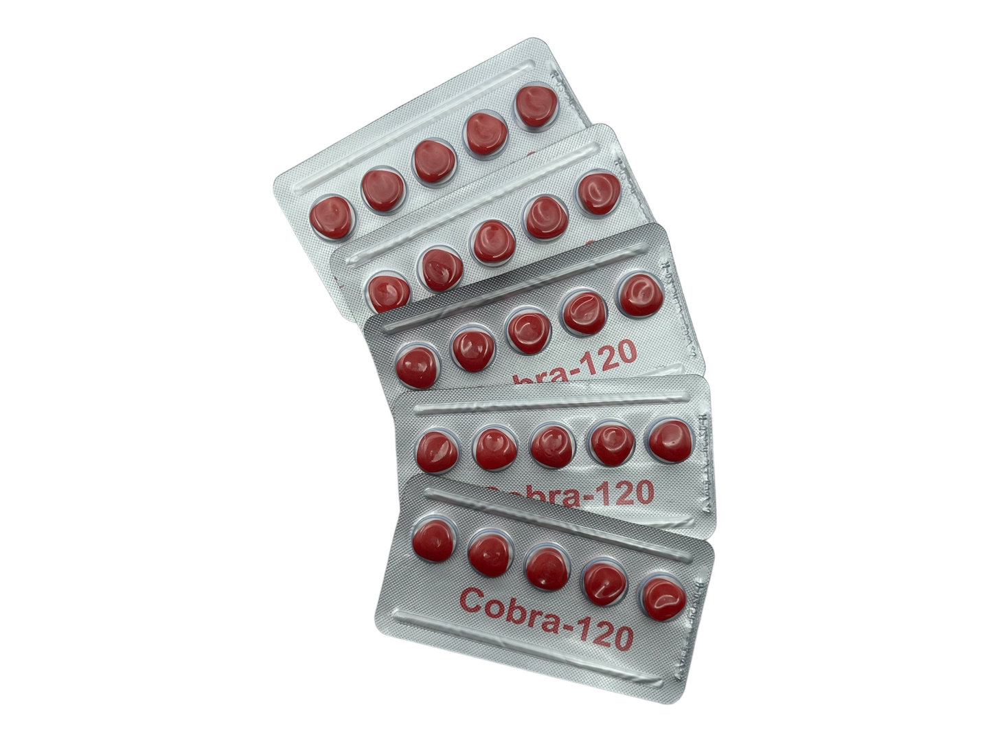 Cobra 120mg - 5 Strips - (25 tabletten)