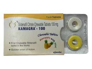 Kamagra Chewable 100mg Polo - 1 Strip - (4 zuigtabletten)
